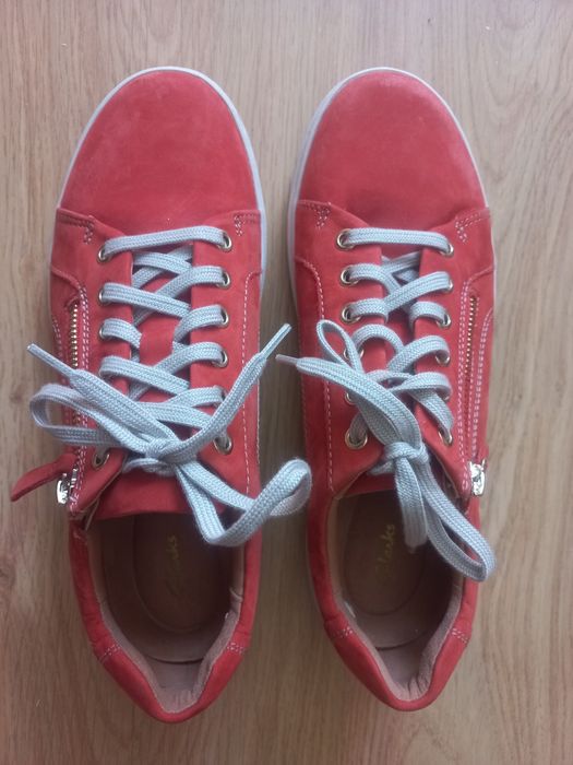 Женские новые кожаные туфли Clarks 41 p.