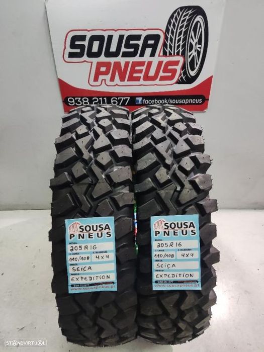 2 pneus novos 205-80r16 ceica - oferta dos portes