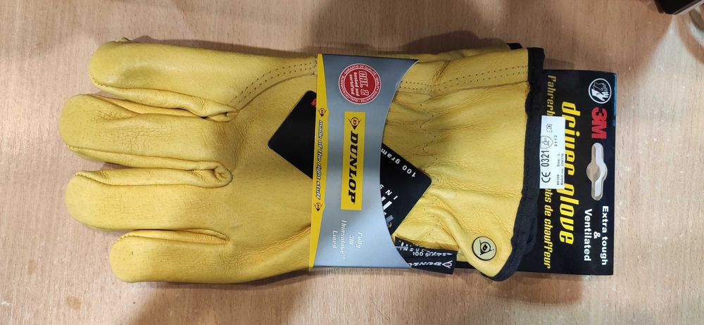 Dunlop кожаные, новые перчатки,для водителей и строителей (Германия)