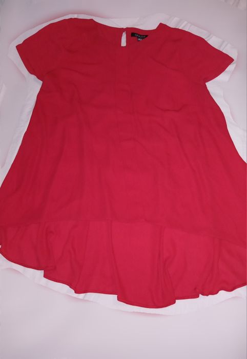 Блуза-сукня вільного крою шовкова для пишних жіночок р. 66