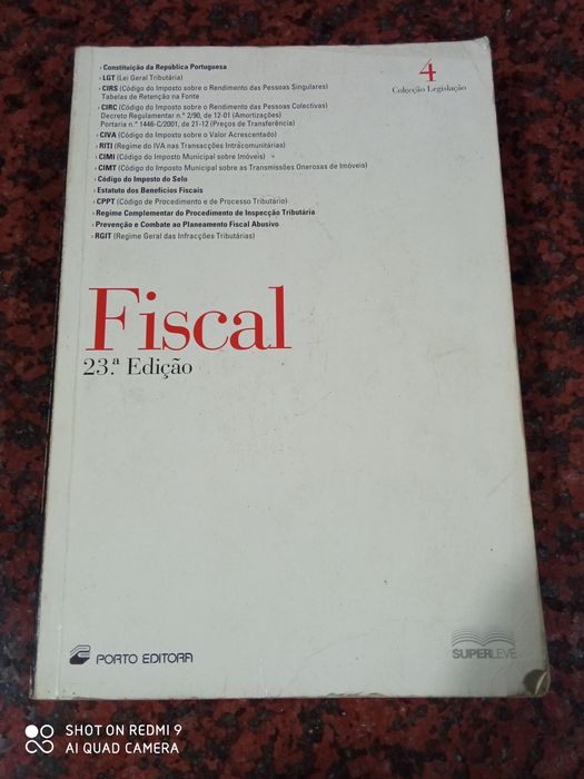 Legislação Fiscal - BARATÍSSIMO