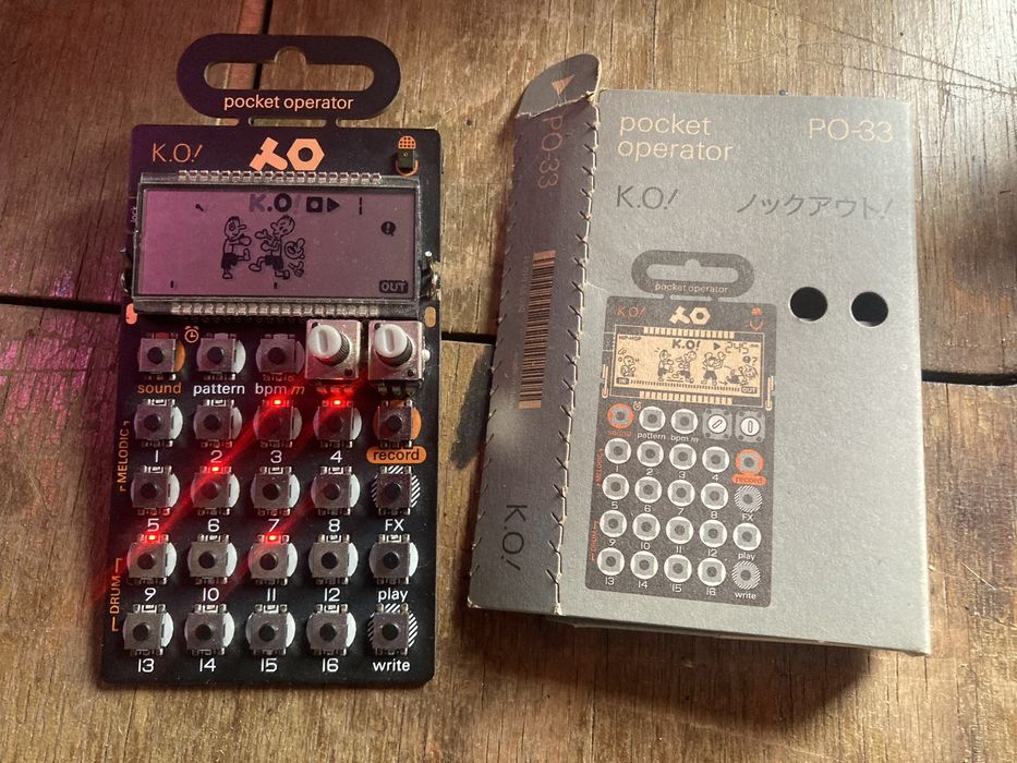 Pocket operator po-33 k.o сэмплер teenage engineering
