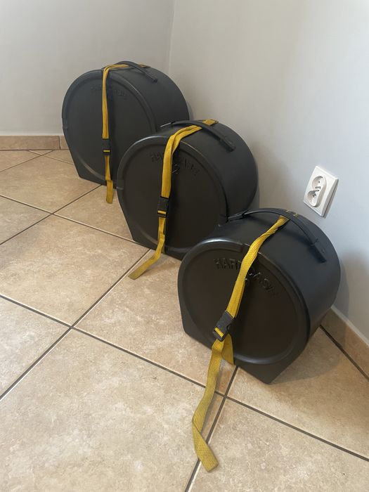 Zestaw pokrowców case Hardcase 12 14 16 perkusja tomy werbel