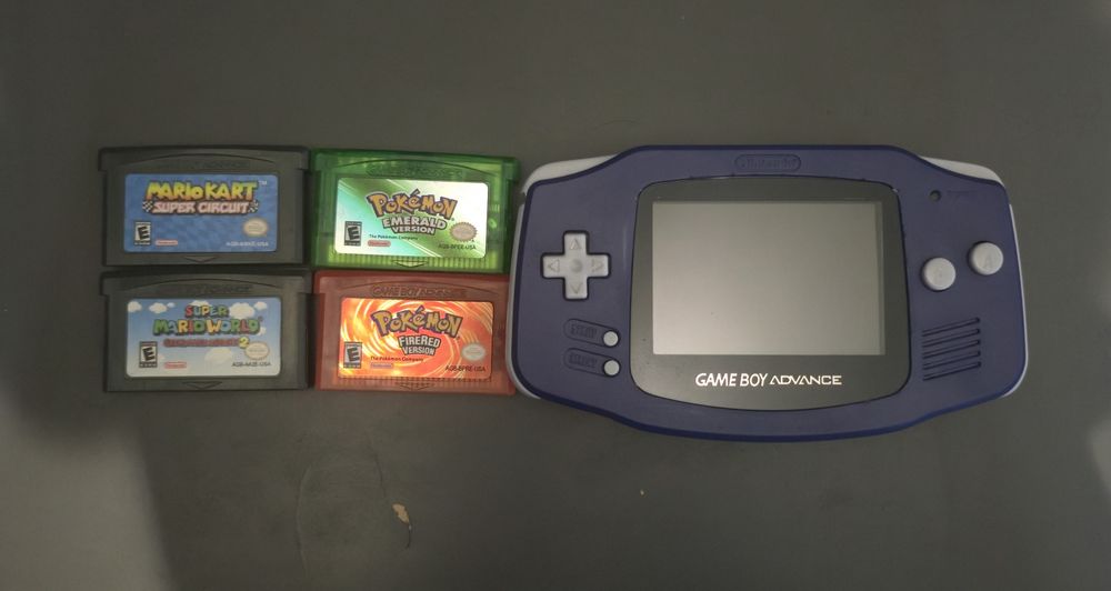 Gameboy advance, ekran ips plus gry