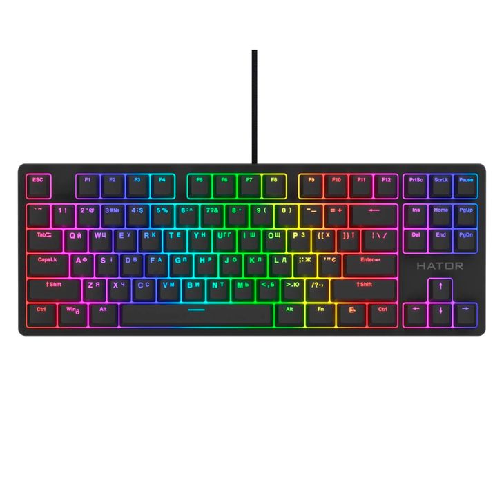 Клавіатура HATOR Rockfall 2 Mecha TKL Orange Black