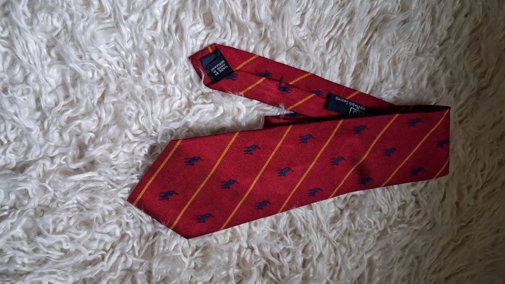 Krawat jedwab Ralph Lauren