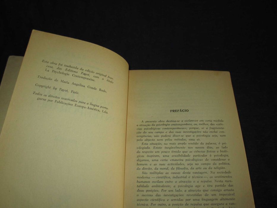 Livro A Psicologia contemporânea F. L. Mueller