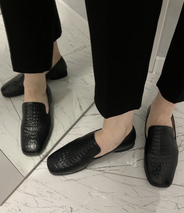 Шкіряні лофери ecco (нові)