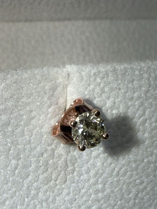 Brincos Ouro 14K com Diamantes