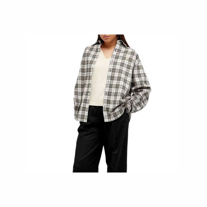 Сорочка Acne Studios Flannel Check Button-Up Shirt White & Black