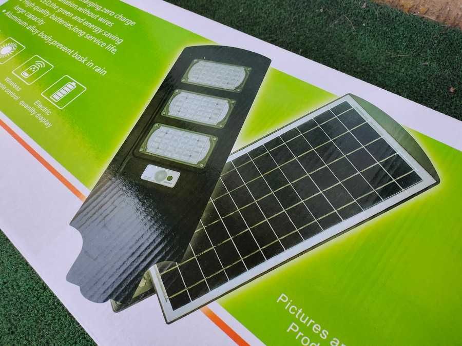 Lampa solarna uliczna bardzo mocna 1200 watt z pilotem nowa sprawna ja
