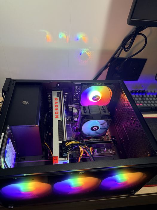 Компьютер ігровий бюджетний Ryzen 5+16 ддр+ssd m2+ AMD Radeon VII 16gb