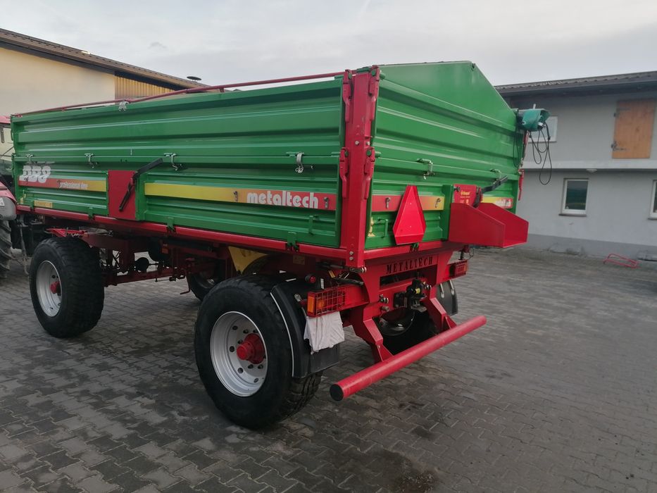 Przyczepa rolnicza Metaltech DB8 8 ton, pierwszy właściciel