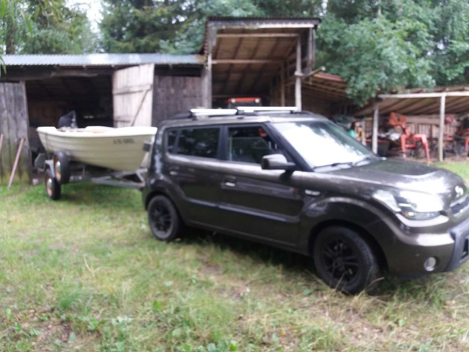 Przyczepka podłodziowa towarowa , koła z kapslem - opony STOMIL 6.40-15, od (FSO Warszawa FSC Żuk)