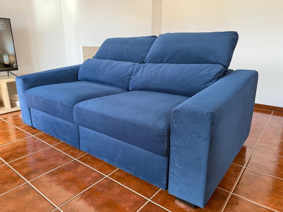 Sofá 3 lugares reclinável - Gato Preto (novo preço)