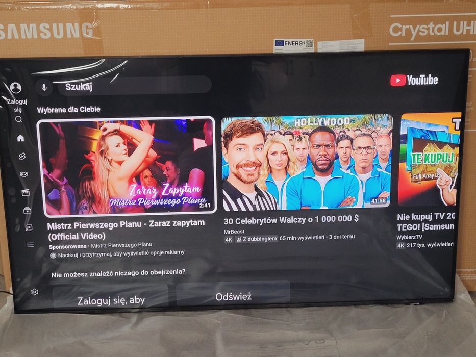 Telewizor Samsung 50 cali UE50AU8002