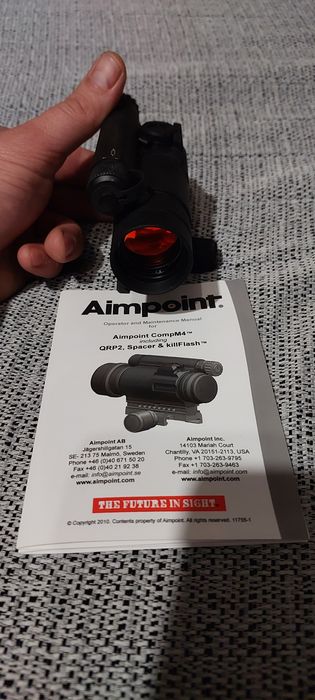 Коліматорний приціл Aimpoint AB Comp M4h 2 MOA