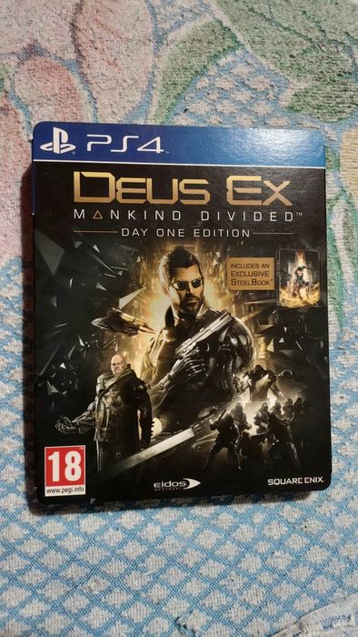 Deus Ex Mankind Divided Day One Edition Steelbook PS4 i PS5