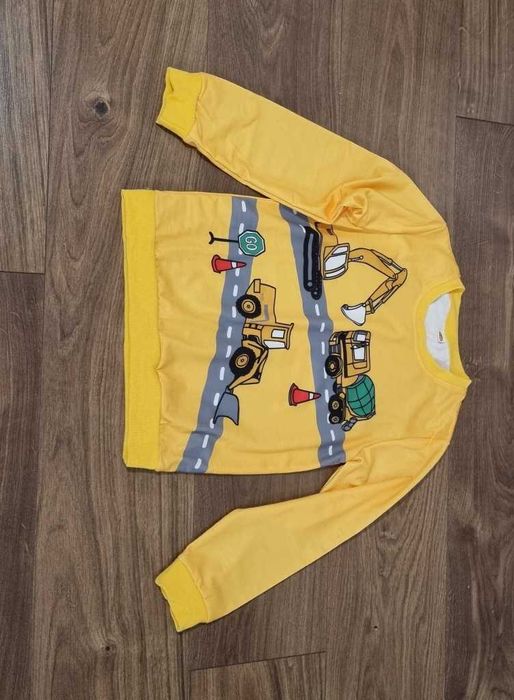 Bluza z maszynami budowlanymi 130 cm