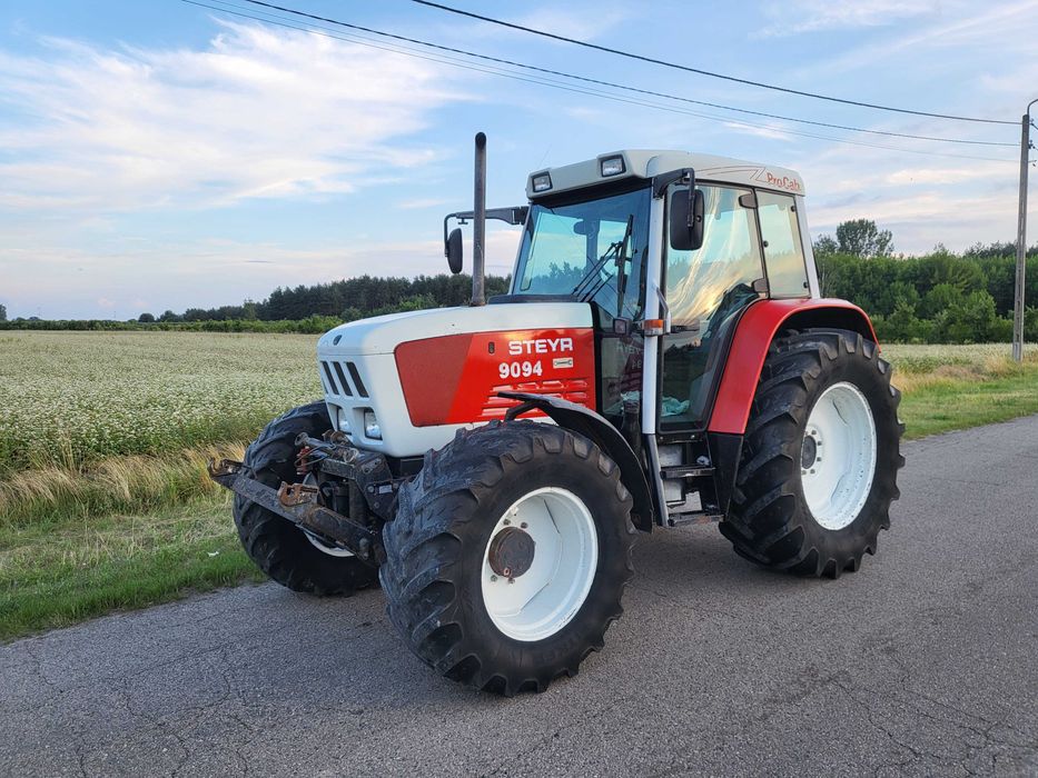 Steyr 9094 4x4 94KM 40km/h TUZ Przedni WOM KLIMA Ze Szwajcarii