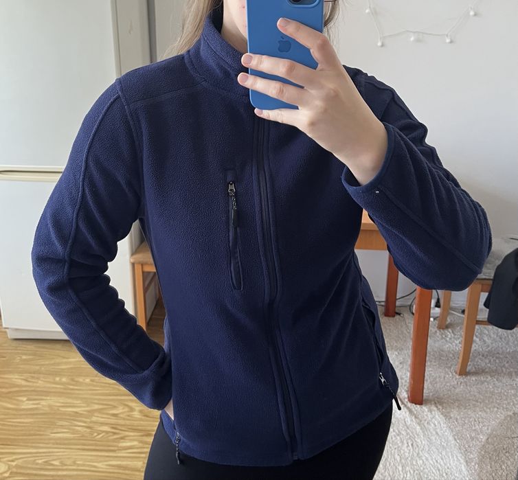 Bluza polarowa Polar sweter granatowa M medyczna