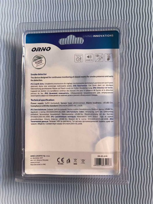 Nowy czujnik dymu