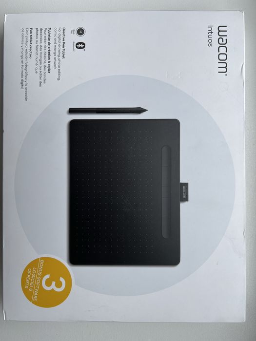 Графічний планшет Wacom Intuos M Bluetooth Black (CTL-6100WLK-N)