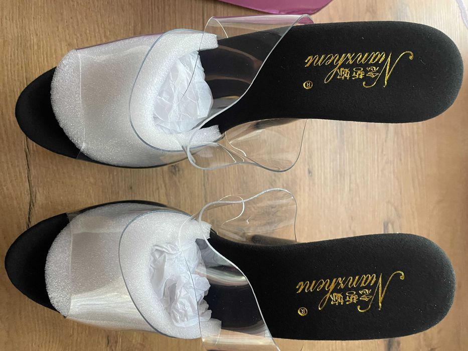 High heels pole dance platform czarne r41 - 26cm