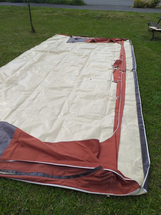 przedsionek do przyczepy, dach, namiot