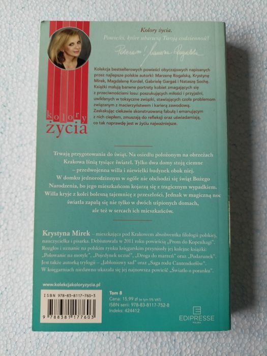 Krystyna Mirek Światło w cichą noc wyd kieszonkowe