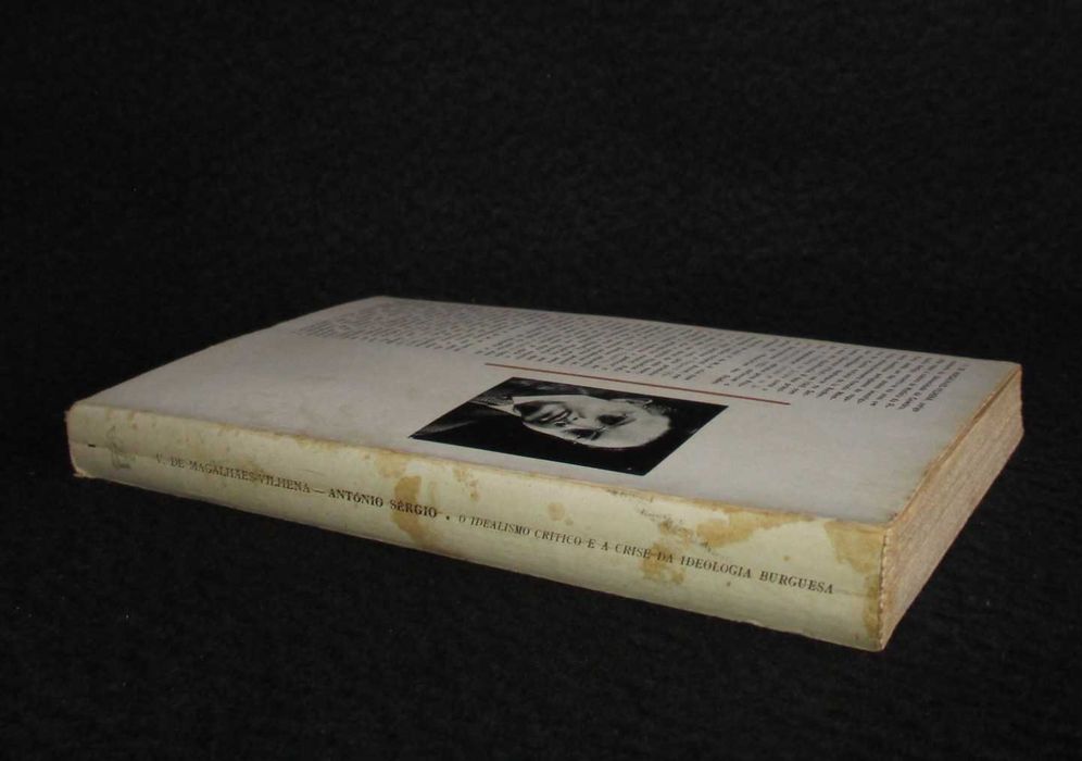 Livro António Sérgio O Idealismo Crítico A Crise da Ideologia Burguesa