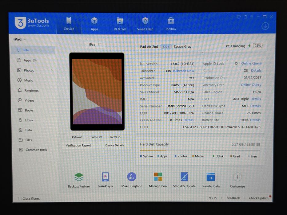 iPad Air 2 (A1566) - 64GB - faktura VAT 23%