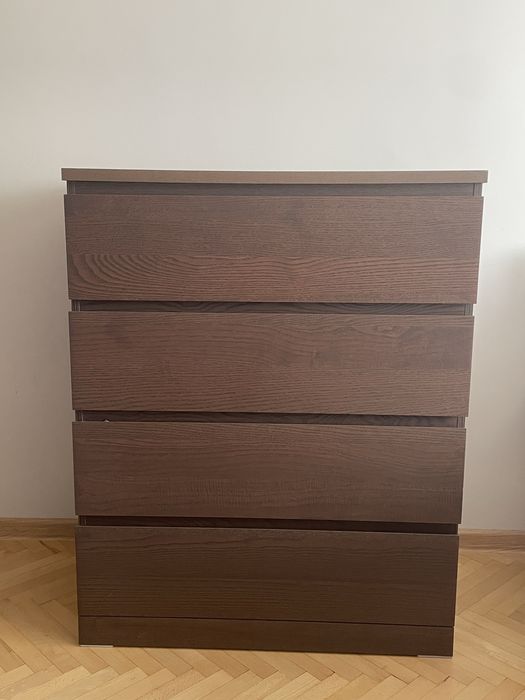 Komoda Ikea Malm brązowa bardzo dobry stan
