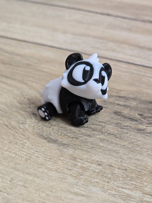 Breloczek Panda 3d - Brelok Druk3d fidget Keychain mixGadzet