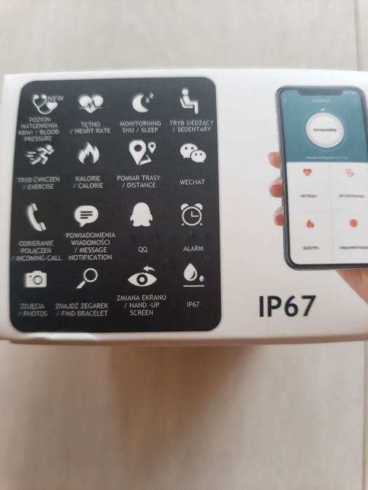 Smart zegarek, krokomierz itp