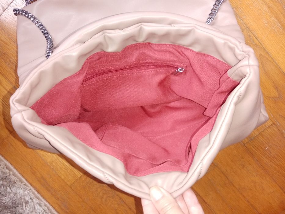 Carteira beje escuro nova