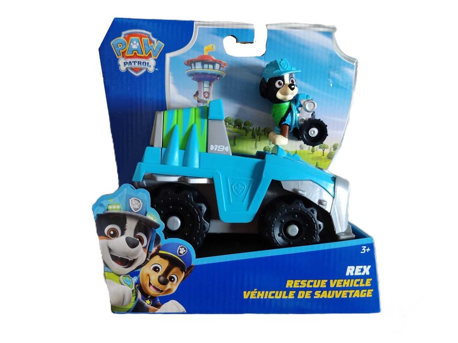 NOWY Samochód PSI PATROL: Pojazd Podstawowy REX + figurka (Solid)