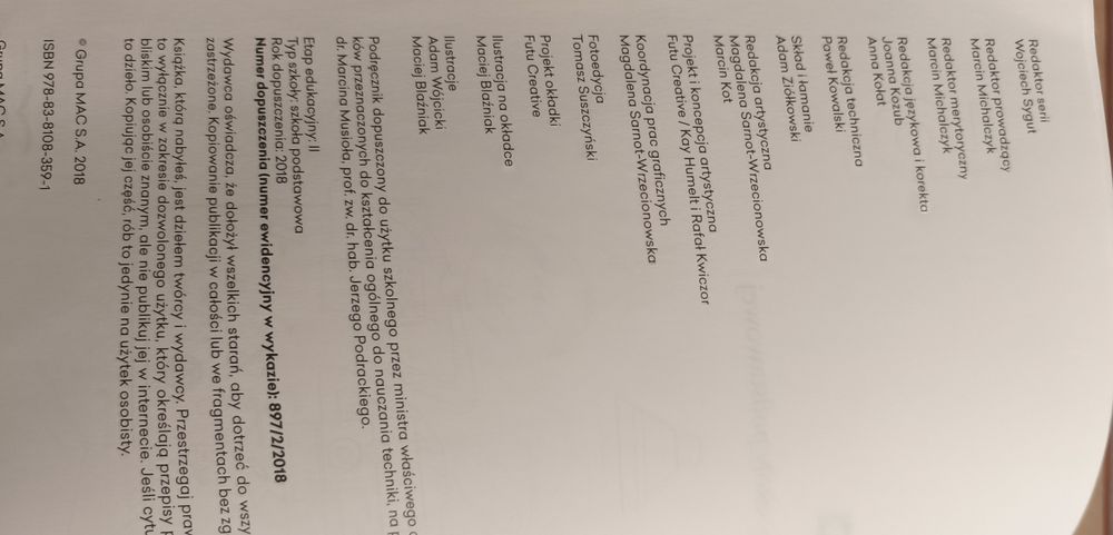 Technika klasa 5