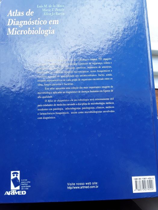 Vendo Atlas de Microbiologia Clínica. Novo.