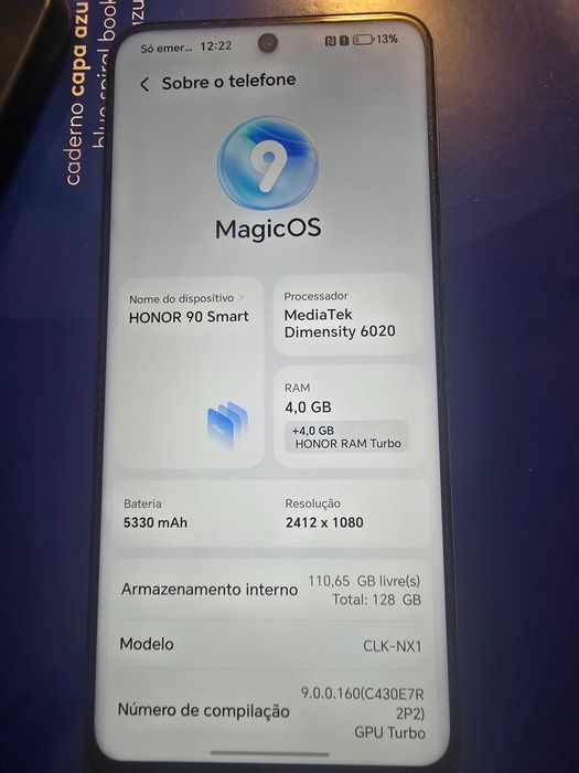 Vendo telemóvel  Honor 90 smart como novo