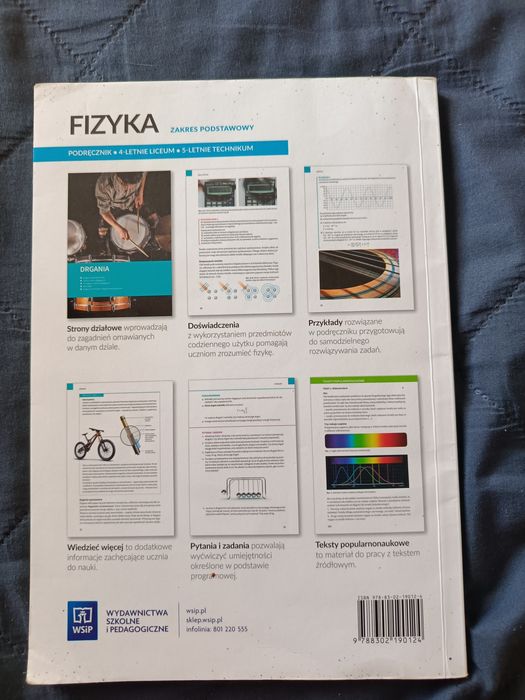 Podręcznik do Fizyki 2 zakres podstawowy liceum i technikum WSiP