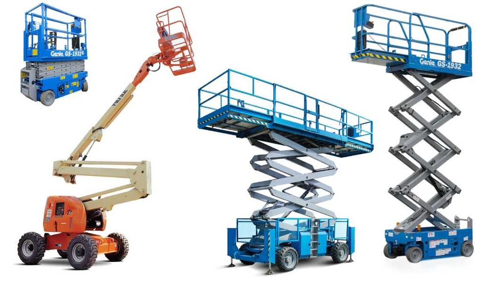 Podnośnik koszowy podnośnik nożycowy wynajem zwyżki