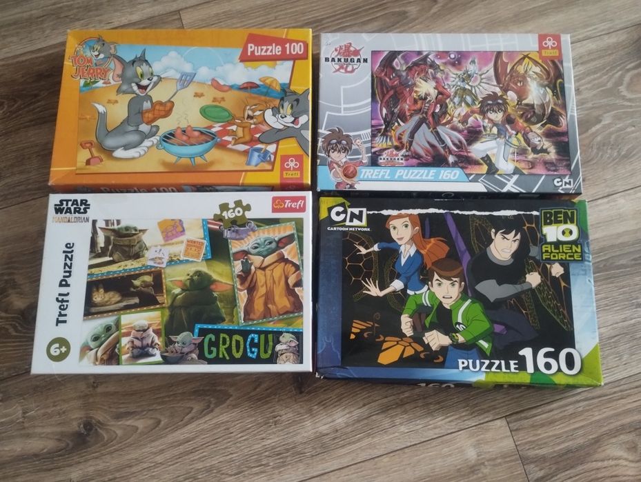 Zestaw puzzli 4 sztuki