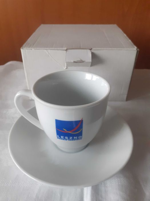 Filiżanka z podstawkiem "Leszno"