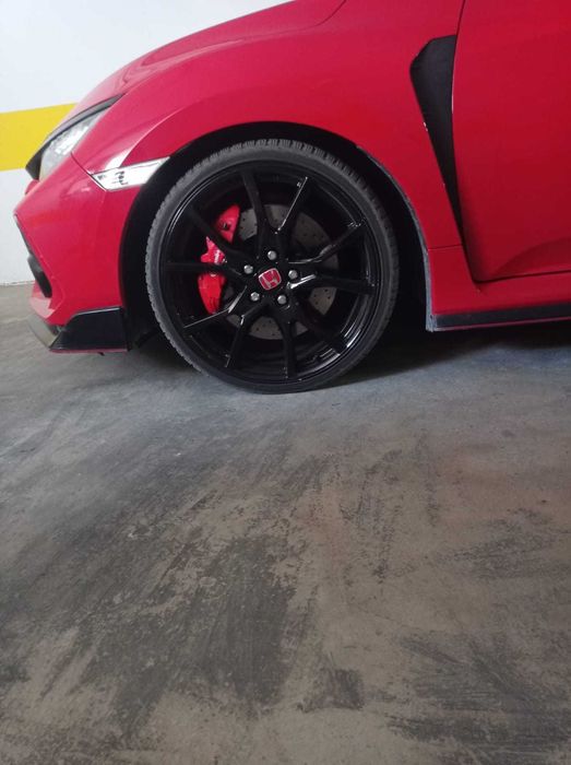 Conjunto de 4 JANTES 20x8.5 originais com pneus incluídos para Honda Civic fk8 type r e fk2 (ET) 60