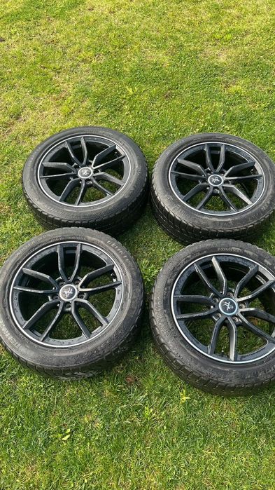 Jantes Keskin 17" 5x114.3 + Pneus Inverno 215/55R17 (Como Novas)