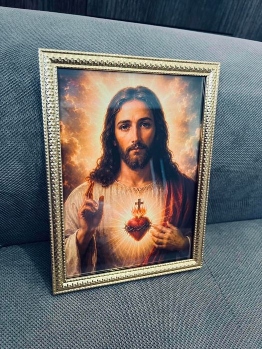 Piękny obraz z Jezusem Jezus obrazek religijny