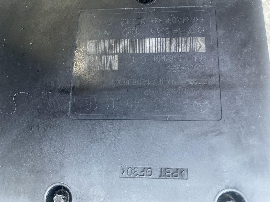 Блоки ABS ML 163 545 0316