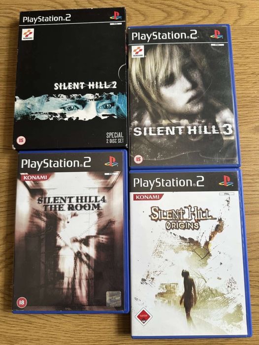 Sony PlayStation 2: Silent Hill Каратель Evil Dead Alone in the Dark Syberia BloodRayne Manhunt Cold Fear Xenosaga Castlevania KillZone, God of War