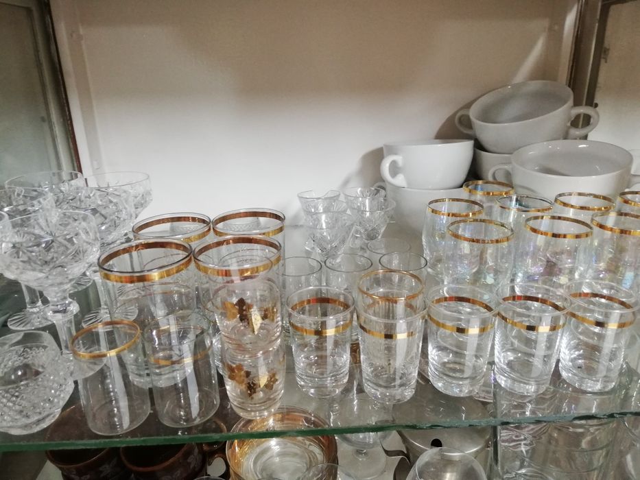 Szkło kryształ porcelana PRL